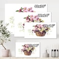 thumbnail image 4 of Designart ' The Basket Bouquet From Meadow Flowers ' Traditional Canvas Wall Art Print, 4 of 4