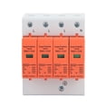 thumbnail image 3 of 4P Surge Protective Device, AC 420V RMU1-C60 PC Shell House Arrester Protector Visible Window Detachable With Indicators For Home Appliances Imax:20kA,Imax:40kA,Imax:60kA, 3 of 8