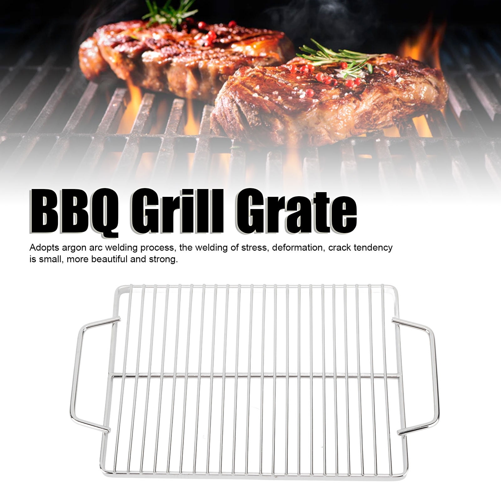 Cooking Grid Grate, 304 Stainless Steel BBQ Grill Grate For Camping