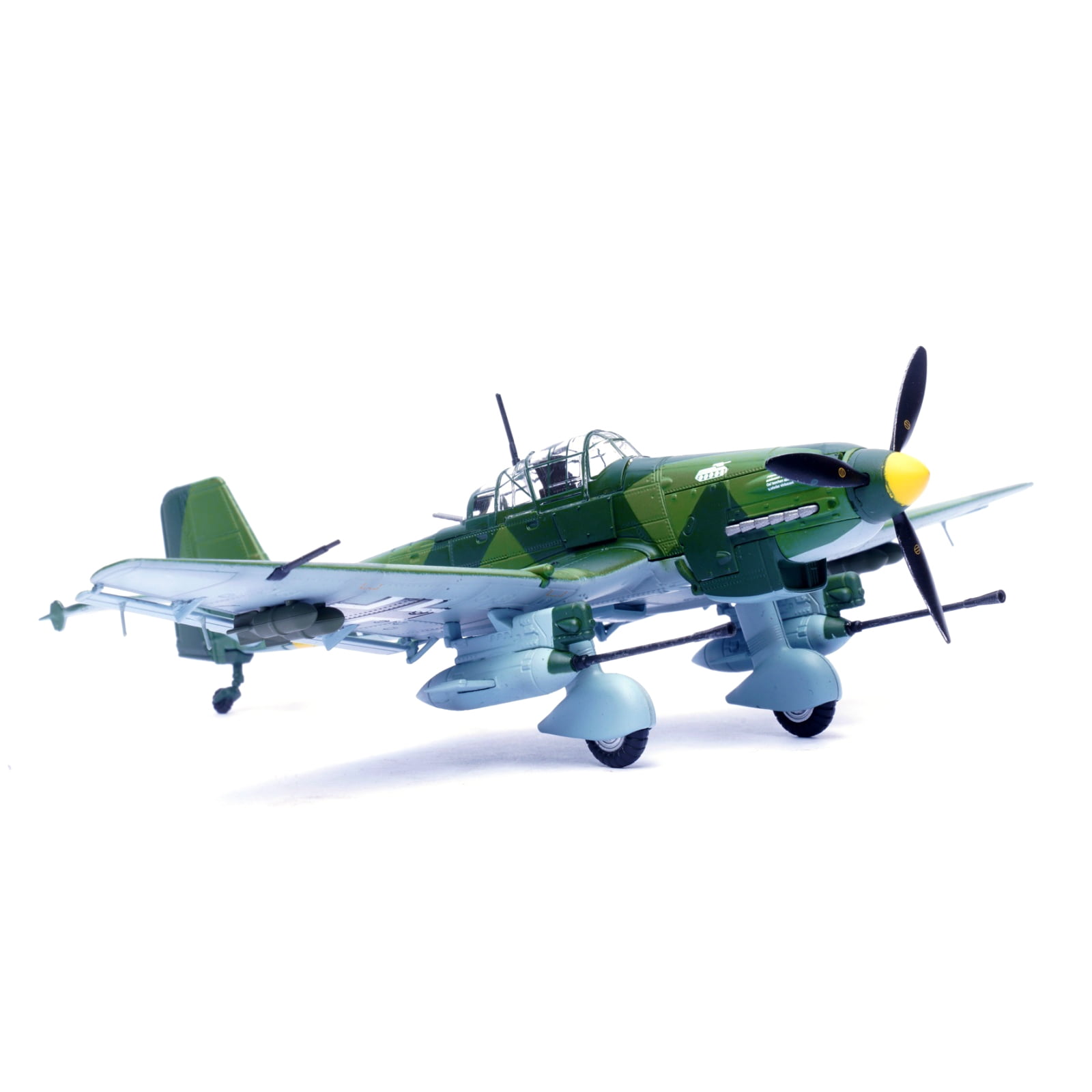 TAPDRA 1:72 Scale WWII German Stuka Junkers Ju 87G1 Dive Bomber Model Diecast Alloy Replica Plane for Display Gift