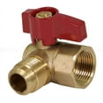 thumbnail image 2 of Midline Valve LxFA1238GAS Angle Gas Ball Valve, with 3/8 in. x 1/2 in. Flare x FIP Connections, Brass, 2 of 5