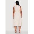 thumbnail image 4 of Womens Haute Monde Linen Wood Beaded Strap Sundress, 4 of 4