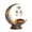 C, variant on Eid Mubarak Decor Islamic Crescent Ornament, 2D Flat Elegant Lantern Desktop Decor, for Muslim Ramadan Home Dining Table Centerpiece Shelf Mantel Holiday Decoration