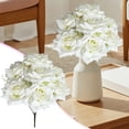 thumbnail image 2 of Artificial Rose, Loetky Artificial 7-Head Rose Bouquet for Wedding Table Decoration and Studio Props, Wedding Decoration, 2 of 9