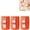 Orange, variant on Egg Cracker Tool For Hard Boiled Eggs, 3Pcs Egg Shell Opener Built With Egg Separator, Practical Kitchen Gadget For Daily Egg Prep