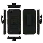 LG G8 Phone Case, Strong Durable Kickstand Clip Shock Resistant for LG G8/G8 ThinQ Phone Case Black