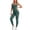 C-Dark Green149, variant on Seamless Jumpsuit Women Yoga Unitard Sleeveless Square Neck Wide Straps One Piece Tank Top Leggings Gym Fitness Trendy Onesie