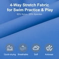 thumbnail image 6 of BIG ELEPHANT Toddler Boys' Swim Trunks with Mesh Liner - Stretch Athletic Shorts 2-Pack (3T-10Y), 6 of 9