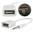 thumbnail image 2 of Flmtop Câble Audio Convertisseur Auto USB Femelle vers Jack 3.5mm aux Mâle, 2 of 9