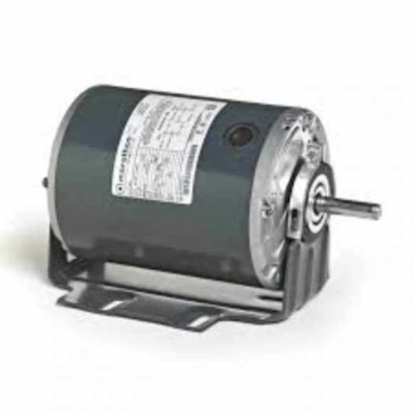 Marathon H247 56 Frame Totally Enclosed 5KH42JN0328S Farm Duty Exhaust Fan Motor, 1/2 hp, 1800 RPM, 115/208-230 VAC, 1 Split Phase, 1 Speed, Ball Bearing, Resilient Base
