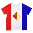 thumbnail image 2 of French Canadian Flag All Over Toddler T Shirt Multi 6T, 2 of 2