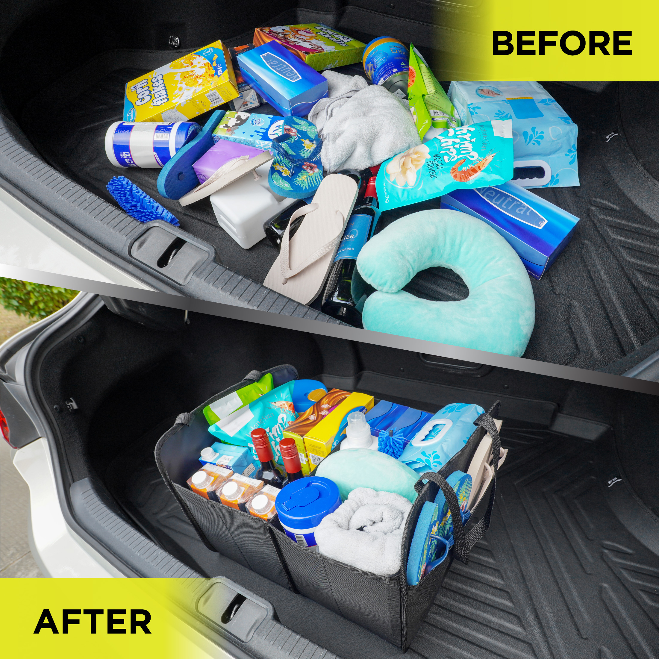 Auto Drive Hard-Sided Collapsible Trunk Organizer photo 5