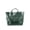 Green, variant on Glossy Embossed Patent Leather Tote Bag, Large Capacity Top Handle Handbag, Waterproof Fashion Daily Shoulder Bag with Inner Pocket for Women, Work Office Travel Shopping