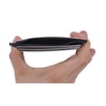 thumbnail image 4 of Waterproof Genuine Eel Skin Soft Leather Slim Thin Credit Card Holder Wallet (Black), 4 of 6