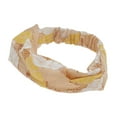 thumbnail image 5 of Unique Bargains 1 Pc Headband Leaf Lace Hairband for Women Yellow, 5 of 5