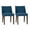 Blue, variant on Pemberly Row Space Savers Medium Brown Nido Chair - Blue (RTA)-Set of 2