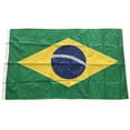 thumbnail image 3 of 3x5 Ft Deluxe Embroidered Nylon Brazil Brazilian Country 210D Flag Double Sided, 3 of 5