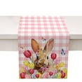 thumbnail image 1 of Binwennn Easter Bunny Egg Pattern Linen Print Kitchen Dining Room Insulated Decorative Placemat（A） Rectangle Table Satin Table Runners Packs of 10 Table Runners 48 Inches Custom Table Linen Table, 1 of 7