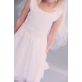 thumbnail image 3 of Dreamer P Girls Lace Trim Sleeveless Flower Tulle Dress, Size 16, 3 of 7