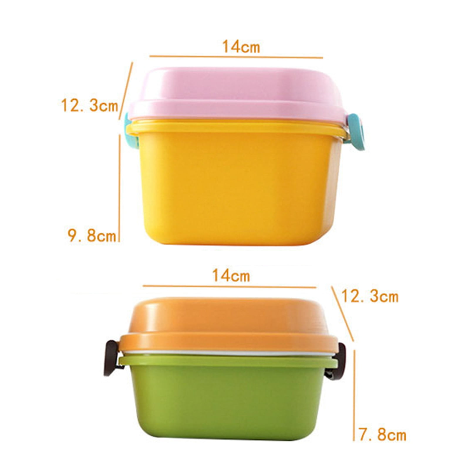 Visland Portable Lunch Box Stainless Steel Food Container Thermal Cup Bento  Box With Spoon 