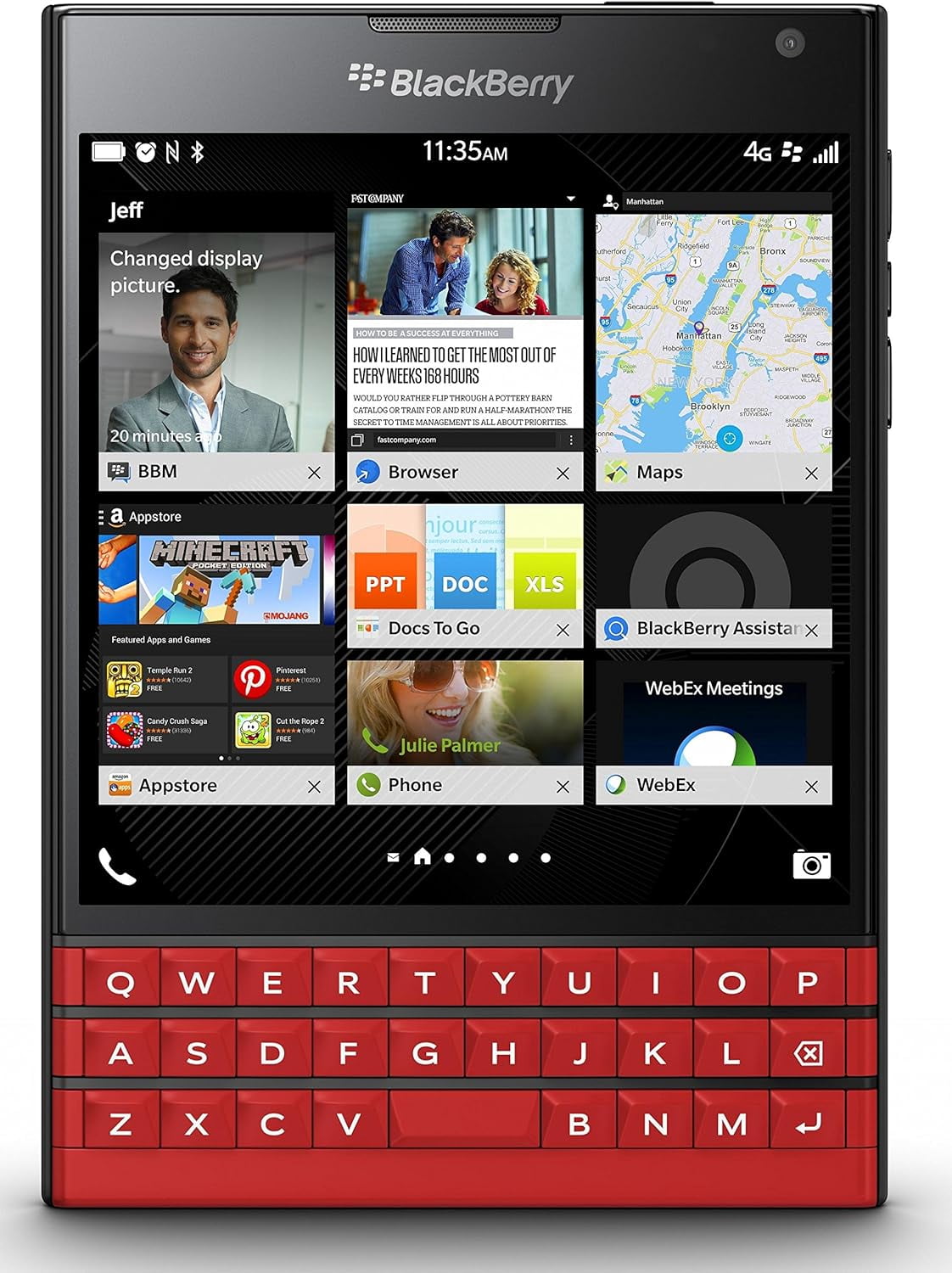 BlackBerry Key2 LE - 4G smartphone - dual-SIM - RAM 4 GB