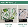 thumbnail image 3 of Green Shower Curtain for Bathroom, Olive Green Leaf Botanical Shower Curtain Set, Heavy Duty Textured Bathroom Shower Curtains,72x72 Inch, 3 of 6