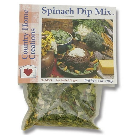 Country Home Creations Spinach Dip Mix - Gourmet Mixes Drinks (Best Cold Spinach Dip)