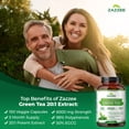 thumbnail image 4 of Zazzee Extra Strength Green Tea Extract 6000 mg – 150 Vegan Capsules – 20:1 Potency – 50% EGCG / 98% Polyphenols – 5‑Month Supply – Vegan • Non-GMO •Kosher• Made in USA, 4 of 10