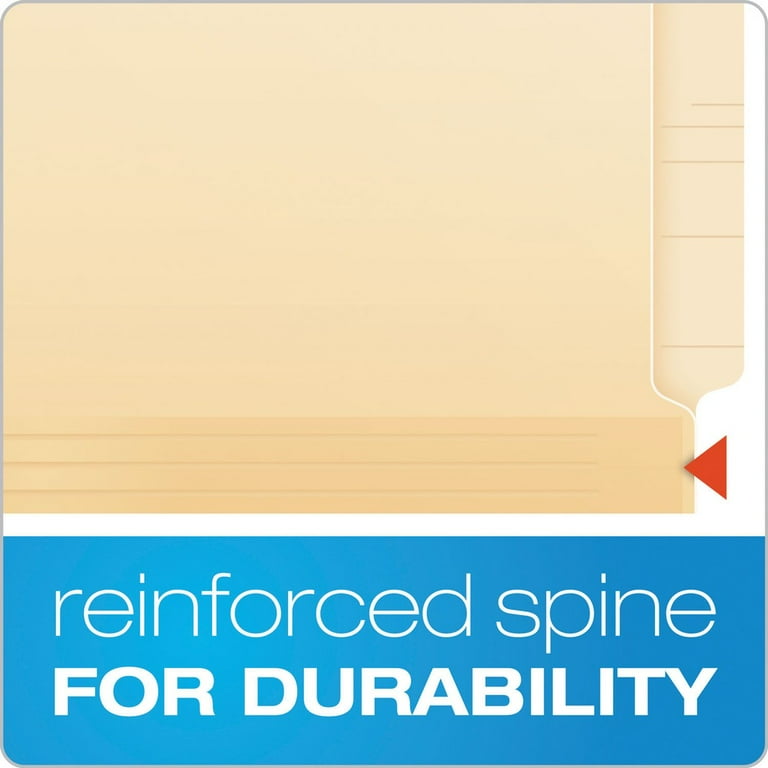 Manila Laminated Spine Shelf File Folders, Straight Tabs, Letter Size, Manila, 50/Box Manila Laminated Spine Shelf File Folders, Straight Tabs, Letter Size, Manila, 50/Box