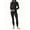 Black 1 set, variant on Womens Winter Thermal Warm Soft Comfortable Suit Women's Sets M/L/XL