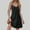 Black, variant on Beach Dress Sevevn Ladies Fashion Camis Sleeveless V-Neck Dress Solid Pocket Sleeveless V-neck Dress Sundresses For Women 2025