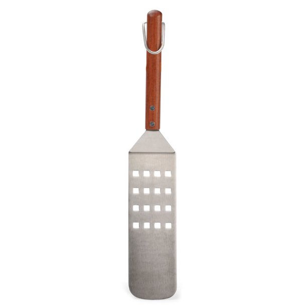 RSVP BBQ Long Spatula 16.25" Rosewood & Stainless Steel