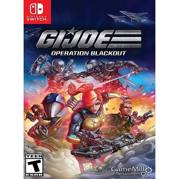 Restored Gi Joe Operation Blackout (Nintendo Switch, 2020) Fighting Game (Refurbished)