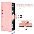 thumbnail image 3 of Compatible avec Google Pixel 2 TG Étui Portefeuille en Cuir à Rabat Porte-Cartes Support Accessoires pour Cellulaire Porte-Monnaie Fente pour Pièce d'Identité de Crédit Étuis de Téléphone pour Pixel1 Femmes Hommes Rose, 3 of 5