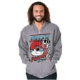 thumbnail image 4 of The Smurfs Cool Kanji Big Poppa Men Big & Tall Zip Hoodie Brisco Brands 5X, 4 of 5
