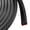 Gloss Black-Size1/4"(Fit 7/32"~9/32"), L20', variant on Rubber Edge Trim Sadhesive 1/16" U Fit From 0 To 5/64" Protector For Sheet Metal Parts Car Doors Length 100ft Black Color