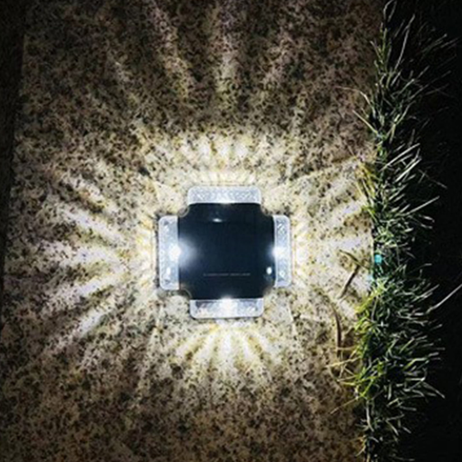 OEFNTAC Home and Kitchen Outdoor Solar Lights Light Sensor Rainproof Wall Lamp Courtyard Garage Garden IP65 Waterproof Solar Powered 3.54x3.54in