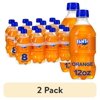 (2 pack) Fanta Orange Soda Pop, 12 fl oz, 8 Pack Bottles