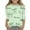 Green, variant on Hiijoy Big Girls T-Shirt Bow Print 3/4 Sleeve Crewneck T Shirt, Sizes 3-12