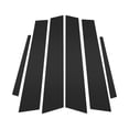 thumbnail image 1 of Unique Bargains 6 Pcs Moldura de Ventana del Pilar de la Puerta para Cadillac ATS 2013-2015 Negro Frontal Trasero Izquierdo Derecho Sticker Antirrayones Cubierta Exterior del Pilar de la Puerta, 1 of 7