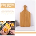 thumbnail image 3 of Raindrops Wooden Cutting Board with Handle for Kitchen Meal Preparation and Home Cooking, Chopping Block, 3 of 6