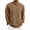 Brown, variant on Jalioing Mens Summer Tops Classic Casual Short Sleeve Crew Neck Basic T Shirt Dressy Fashion Solid Color Texture Tee