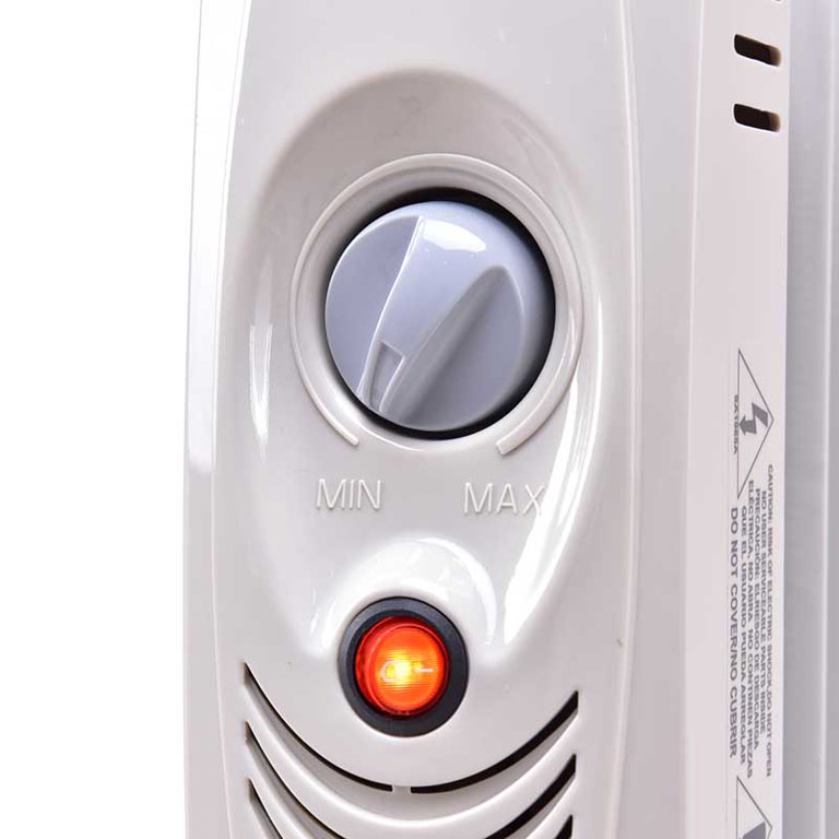 Topbuy 700W Mini Electric Oil Filled Radiator Portable Space Heater Safe  Room Heating Machine - Walmart.com