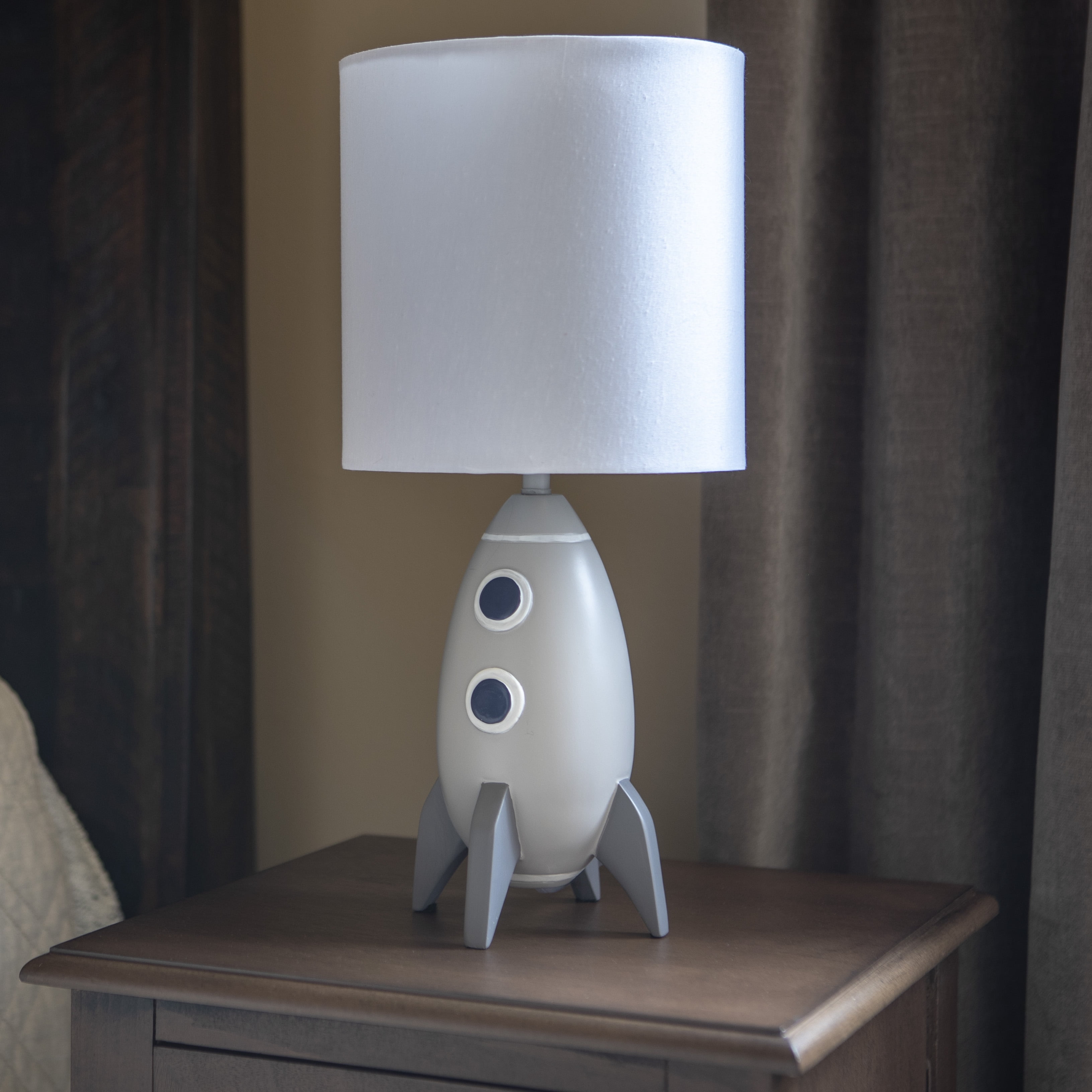 childrens rocket lamp