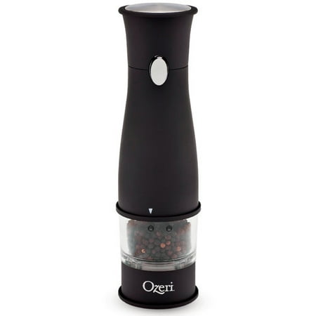 Ozeri Artesio Soft Touch Electric Pepper Mill and Grinder, BPA-Free