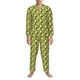 thumbnail image 3 of Balery Avocado Pijama para Hombre de Dos Piezas con Manga Larga, Conjunto de Dormir y Descanso Suave con Bolsillos-Medium, 3 of 7