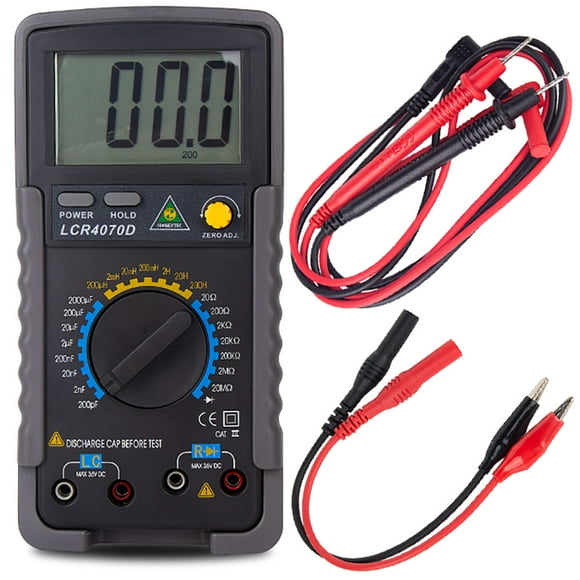 Testeur de Multimètre Numérique LCR pour Capacité/inductance/résistance (LCR4070D) Trousse de Réparation de Circuit