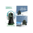 thumbnail image 2 of Ventilador Portátil De Camping Recargable Con Luz Led 7800mah Verde, 2 of 4