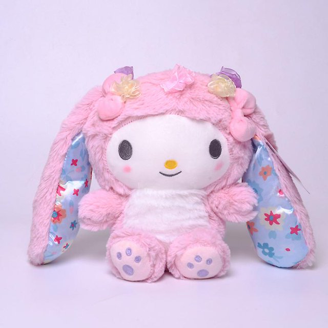 Melody DollPlush My Melody Muñeco de peluche Cojín suave Decoraciones Regalo de cumpleaños para niños