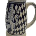 thumbnail image 2 of Germany Bayern Coat of Arms Cobalt Blue Beer Stein, 2 of 9